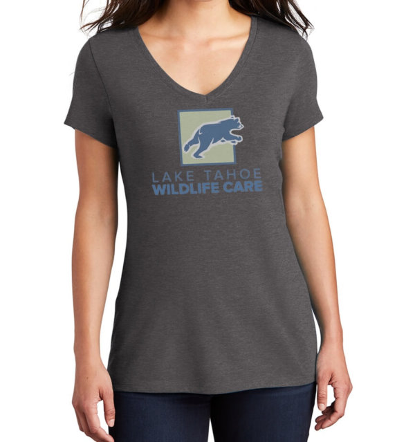 Lake tahoe wildlife care womens tshirt logo front